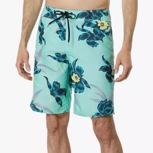 Volcom Board Shorts Swim Trunks Blue